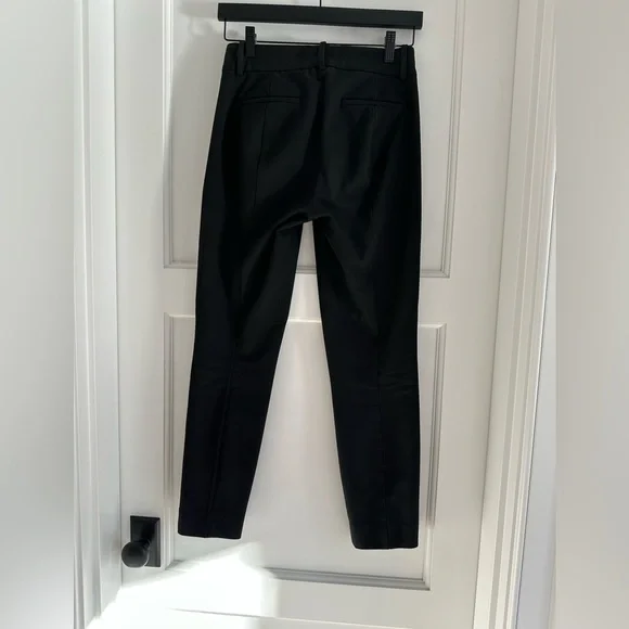 J Crew Mercantile Slim-fit full-length trouser pants black size 0 - Picture 10 of 10